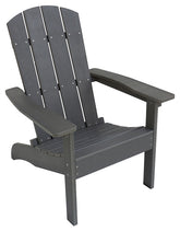 CHAIR ADIRONDACK RESIN WD GRAY